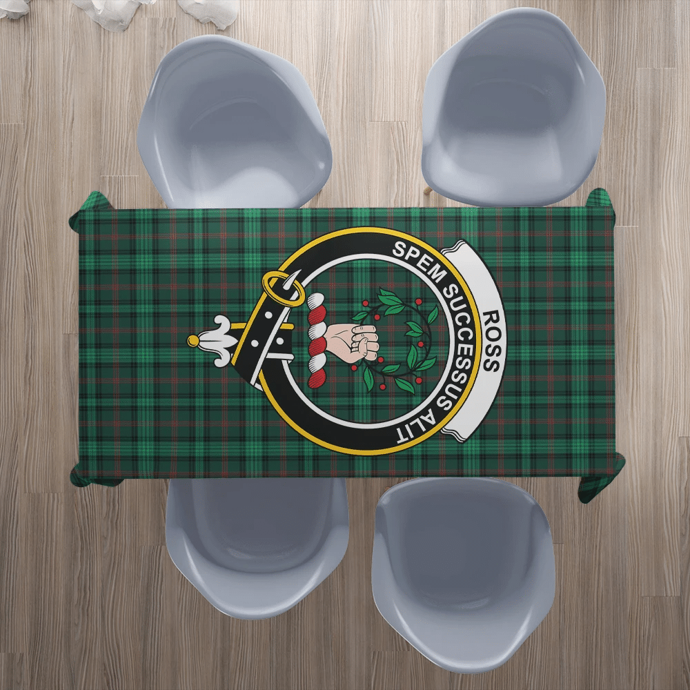 Ross Hunting Modern Tartan Crest Tablecloth