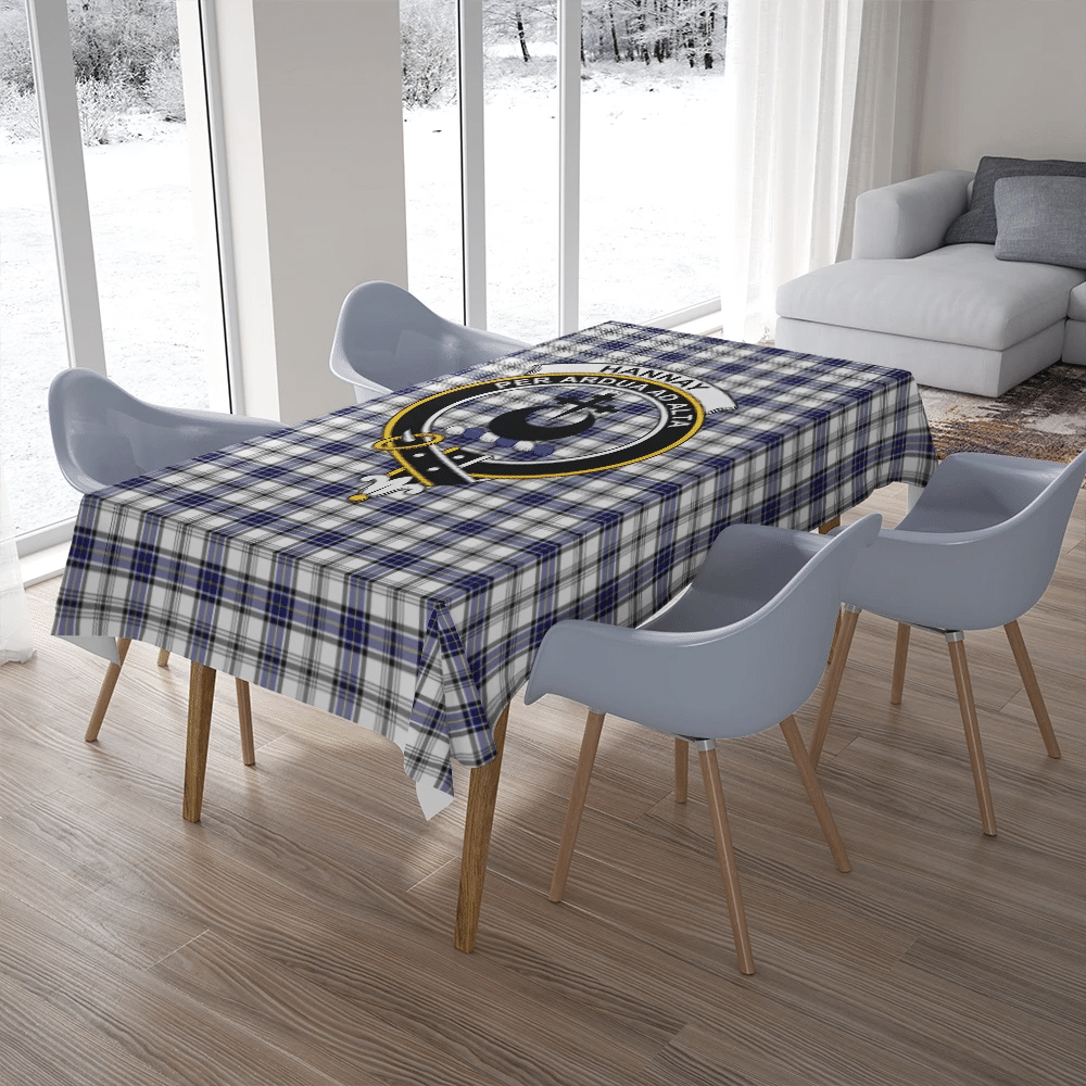 Hannay Modern Tartan Crest Tablecloth