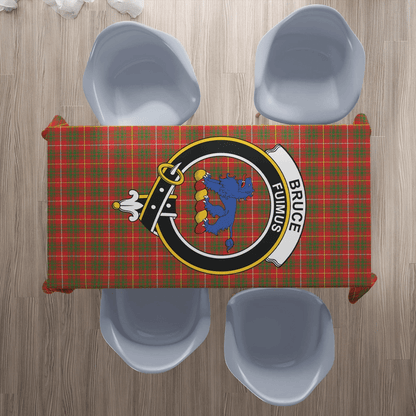 Bruce Modern Tartan Crest Tablecloth