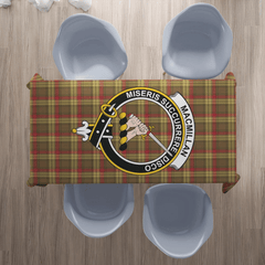 MacMillan Old Weathered Tartan Crest Tablecloth