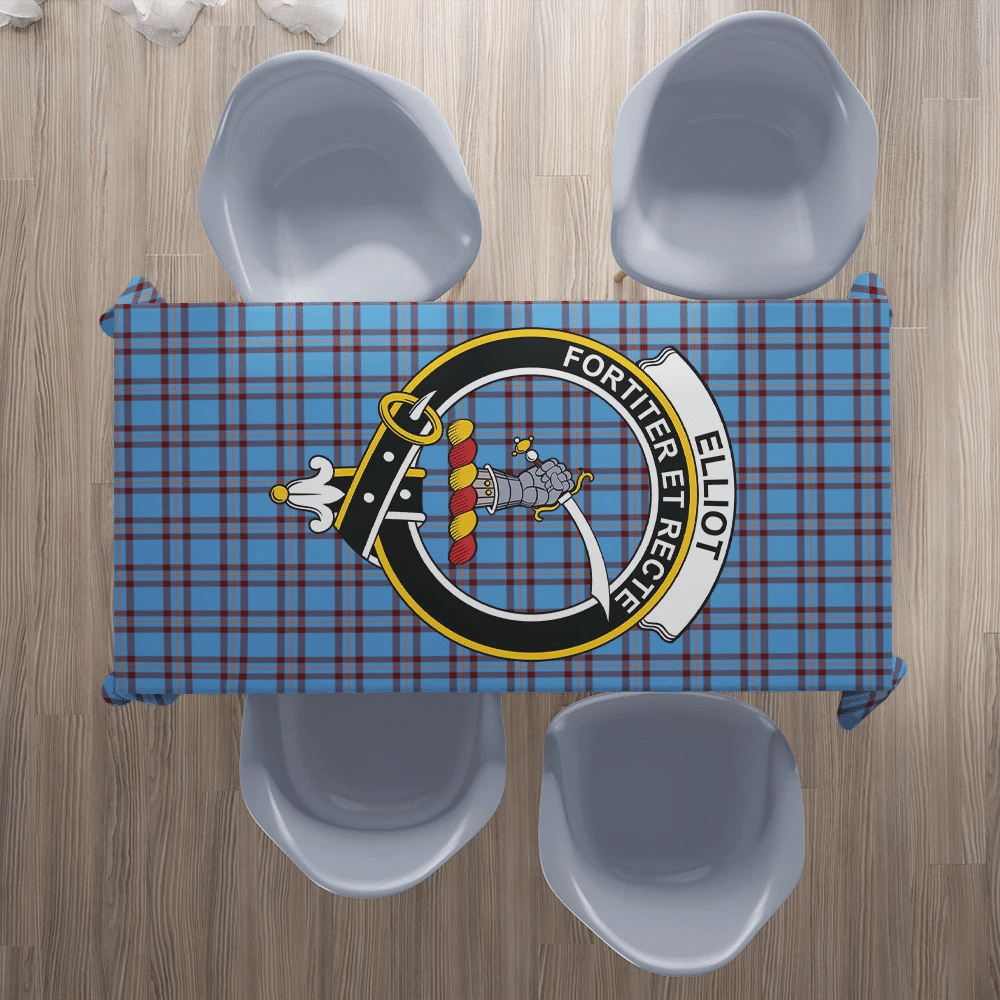 Elliot Ancient Tartan Crest Tablecloth