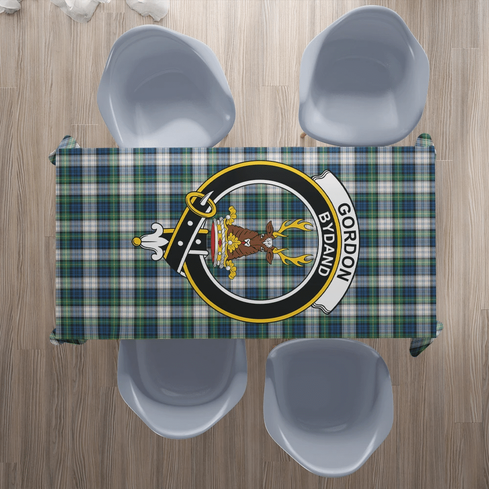 Gordon Dress Ancient Tartan Crest Tablecloth