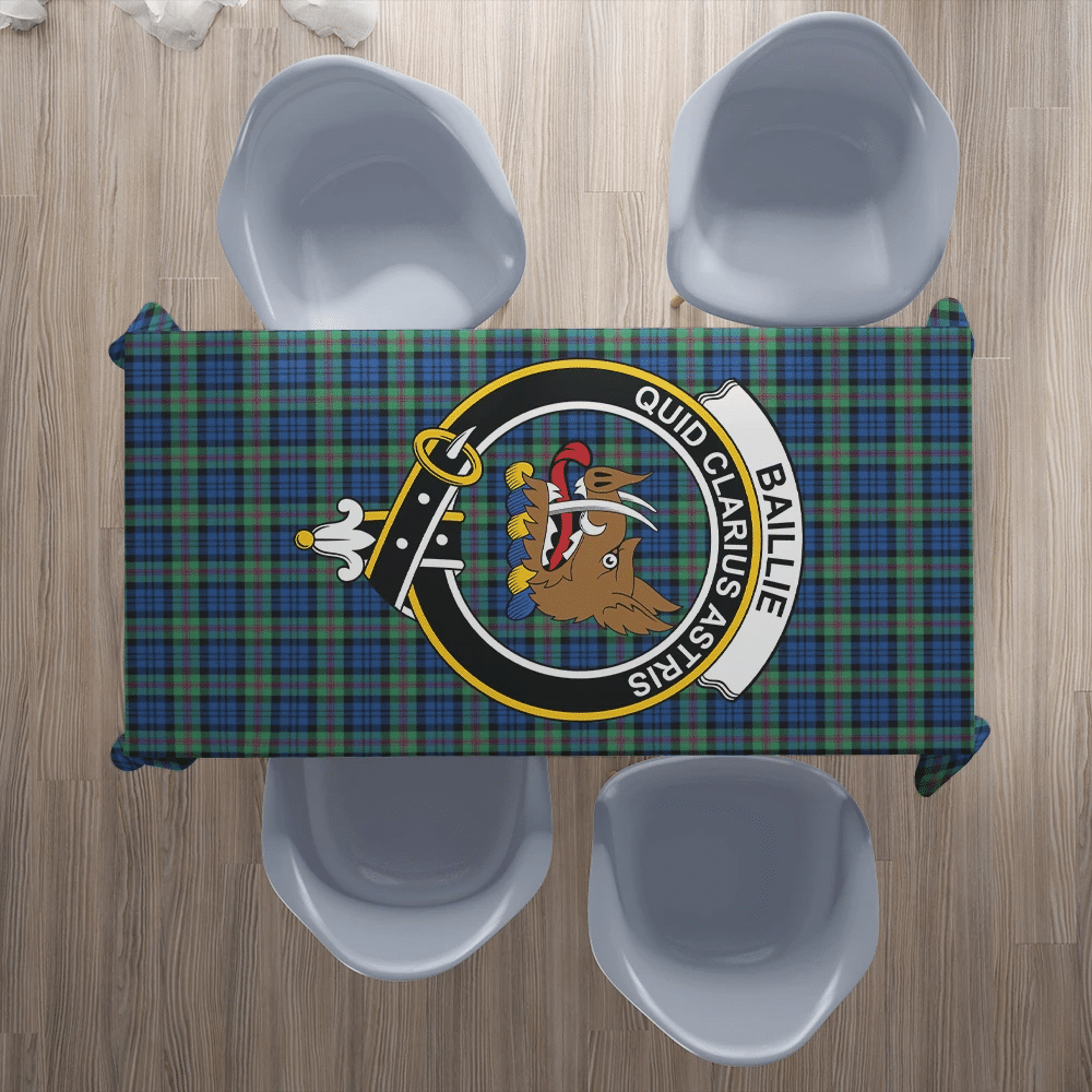 Baillie Ancient Tartan Crest Tablecloth