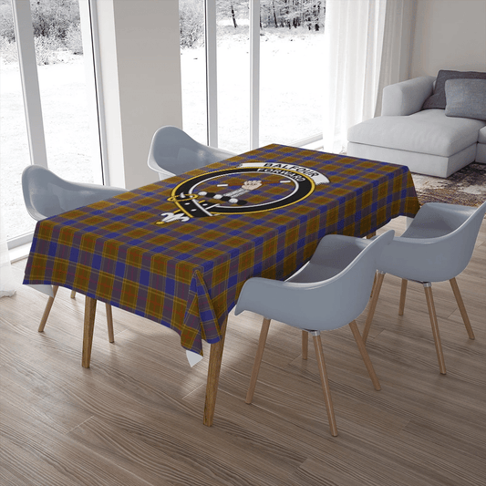 Balfour Modern Tartan Crest Tablecloth