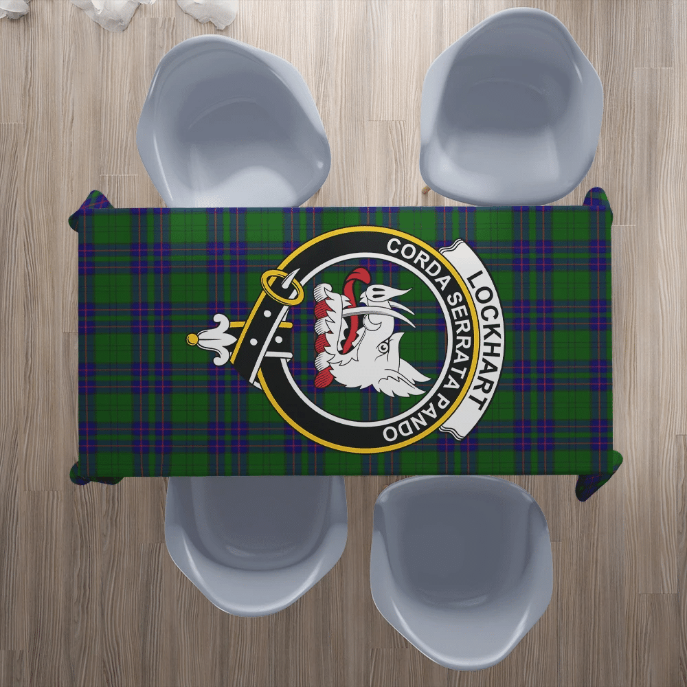 Lockhart Tartan Crest Tablecloth