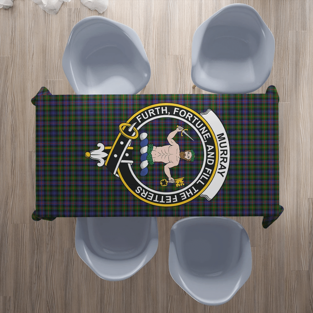 Murray of Atholl Modern Tartan Crest Tablecloth