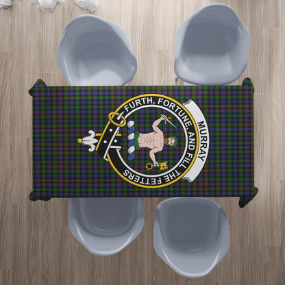 Murray of Atholl Modern Tartan Crest Tablecloth