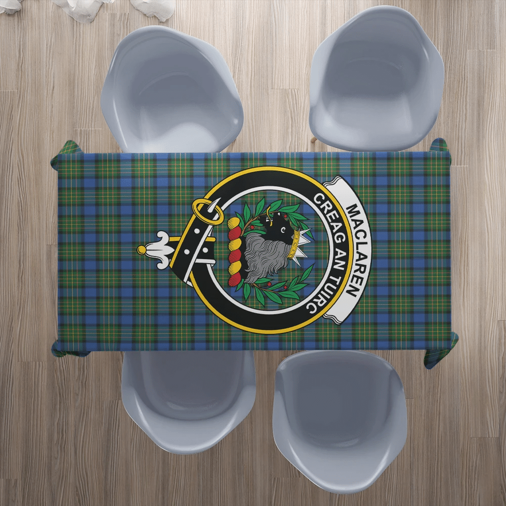 MacLaren Ancient Tartan Crest Tablecloth