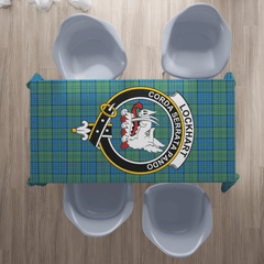 Lockhart Modern Tartan Crest Tablecloth