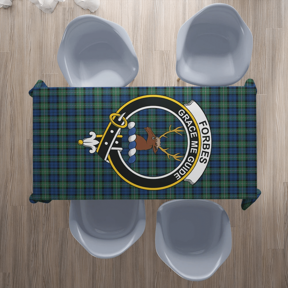 Forbes Ancient Tartan Crest Tablecloth