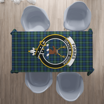 Forbes Ancient Tartan Crest Tablecloth