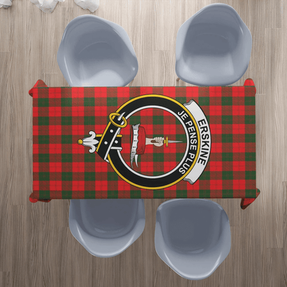 Erskine Modern Tartan Crest Tablecloth