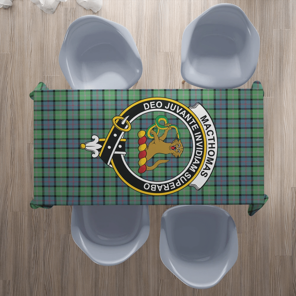 MacThomas Ancient Tartan Crest Tablecloth