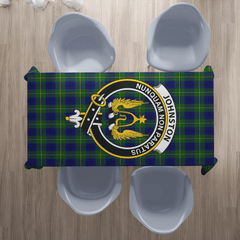 Johnston Modern Tartan Crest Tablecloth