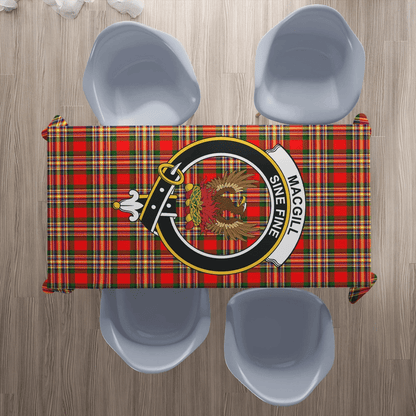 MacGill Modern Tartan Crest Tablecloth