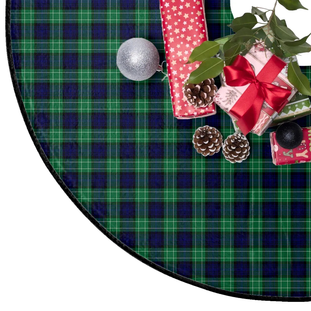 Abercrombie Tartan Christmas Tree Skirt Style
