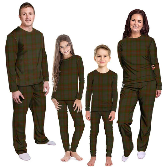 Gray Tartan Plaid Pyjama Family Set