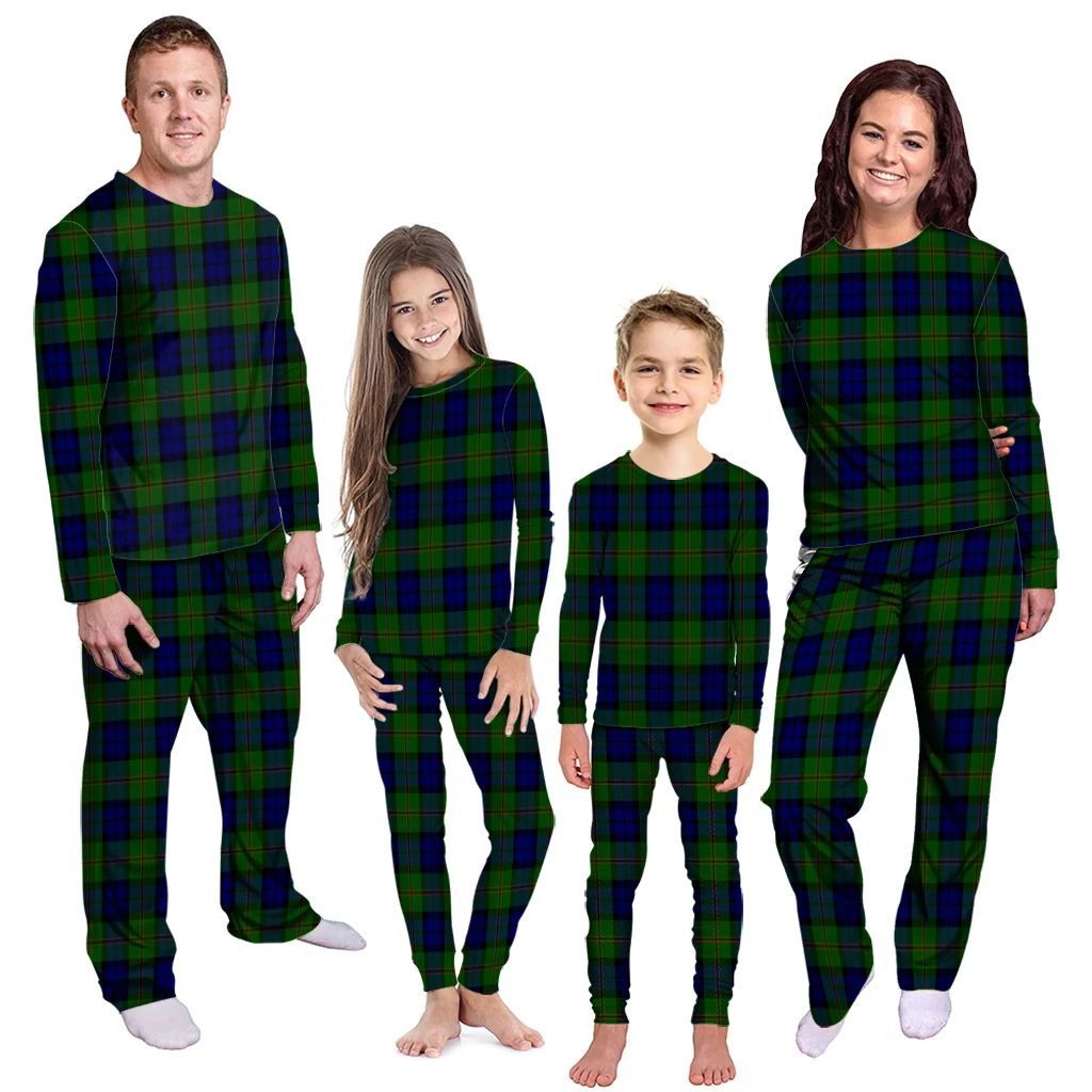 Dundas Modern Tartan Plaid Pyjama Family Set