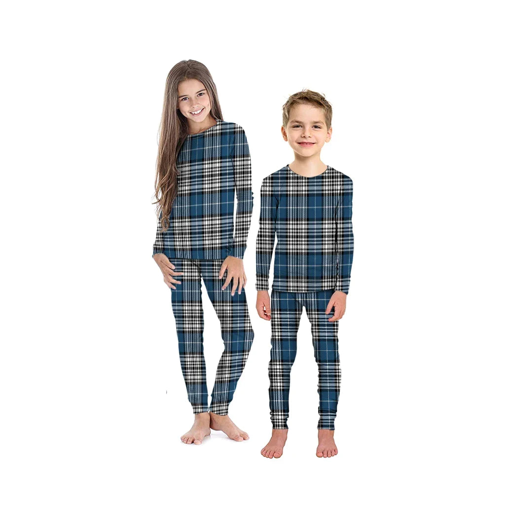 Napier Modern Tartan Plaid Pyjama Family Set