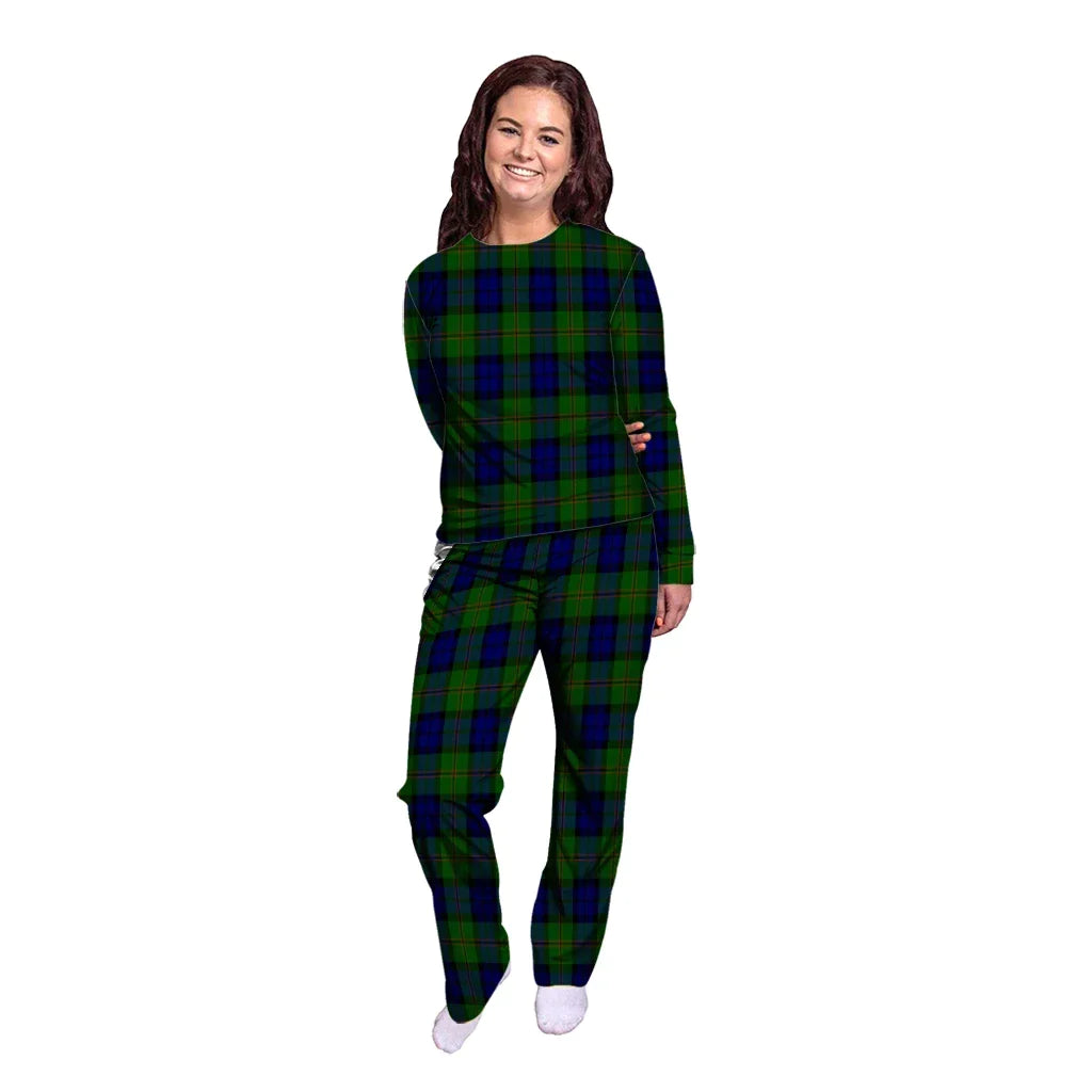 Dundas Modern Tartan Plaid Pyjama Family Set