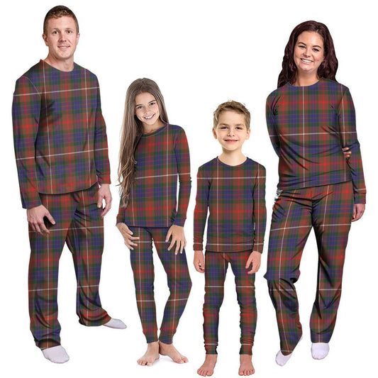 Fraser Hunting Modern Tartan Plaid Pyjama Family Set