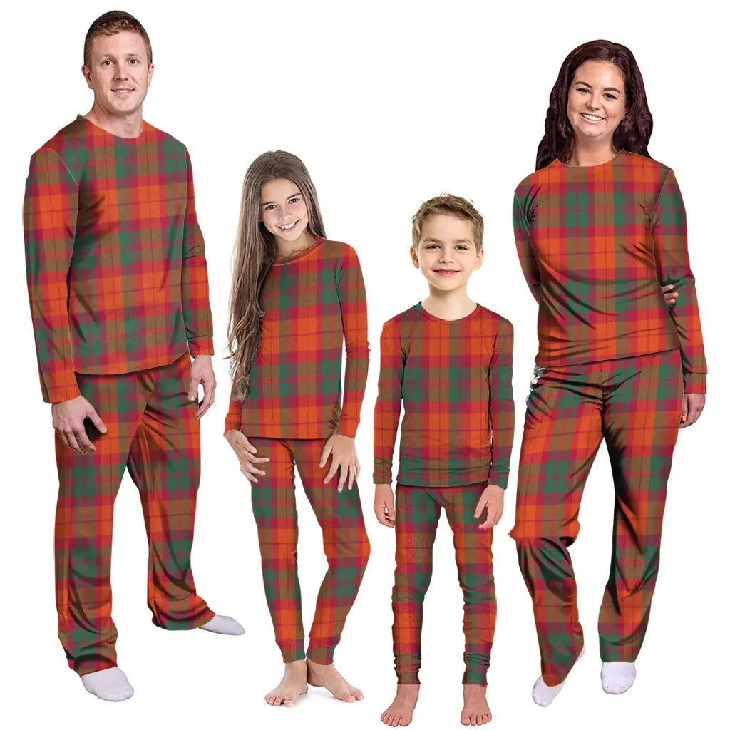 MacNab Ancient Tartan Plaid Pyjama Family Set