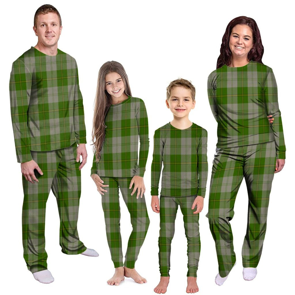 Cunningham Dress Green Dancers Tartan Plaid Pyjama Family Set