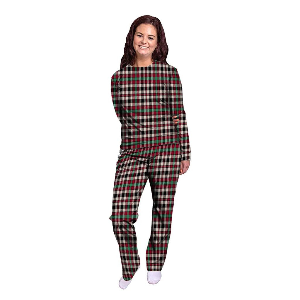 Borthwick Dress Ancient Tartan Plaid Pyjama Family Set