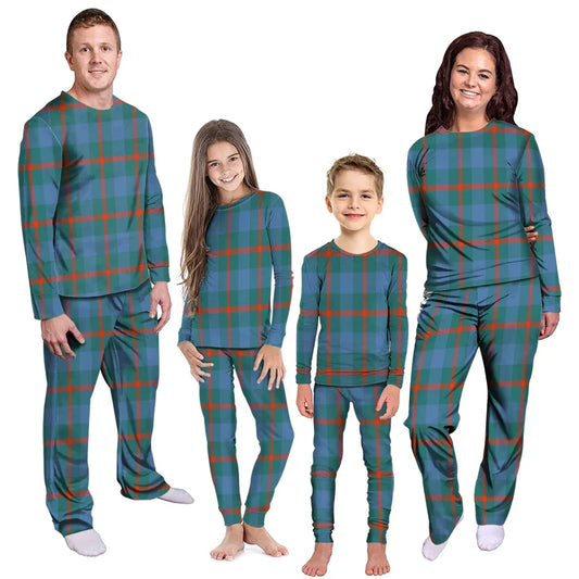 Agnew Ancient Tartan Plaid Pyjama Family Set