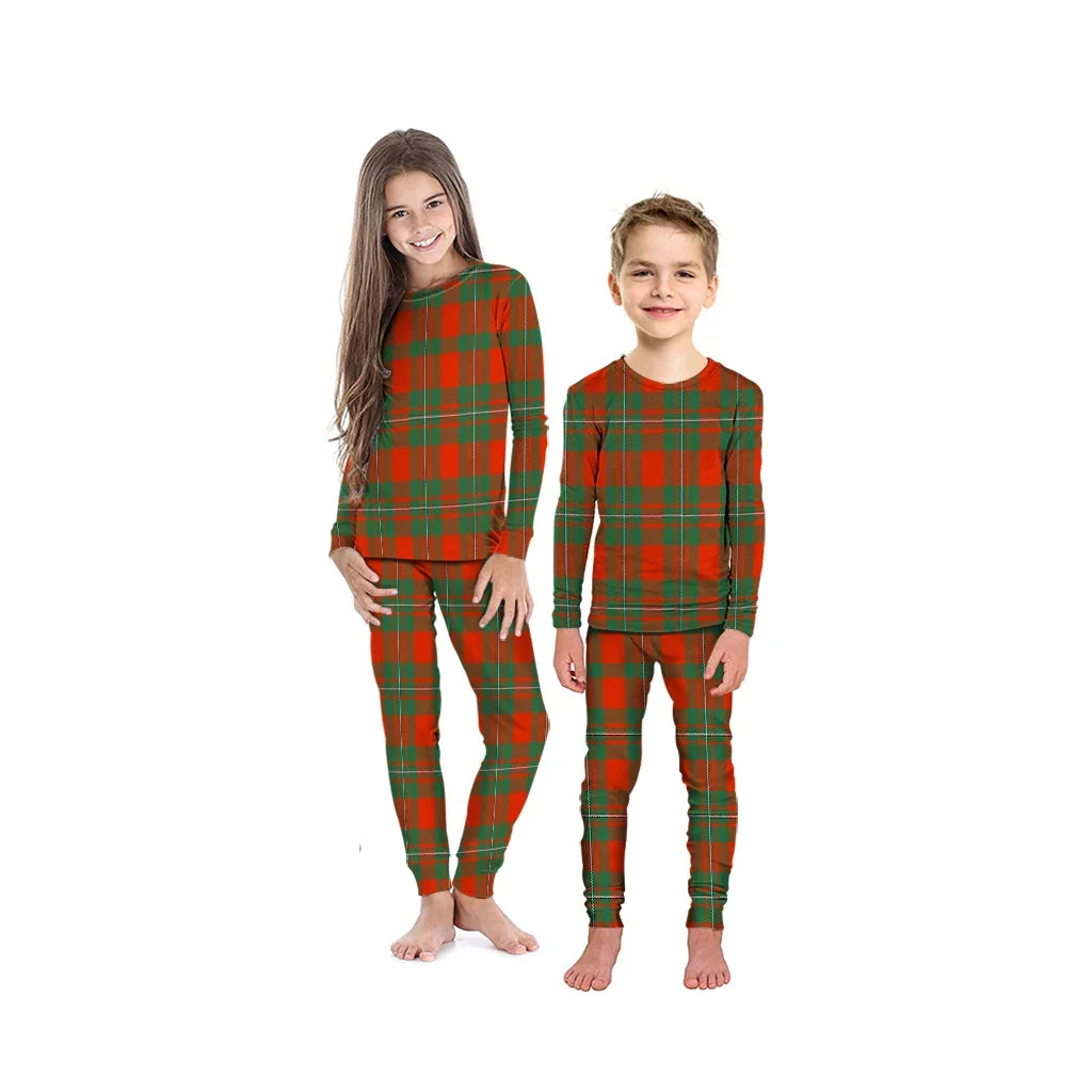 MacGregor Ancient Tartan Plaid Pyjama Family Set