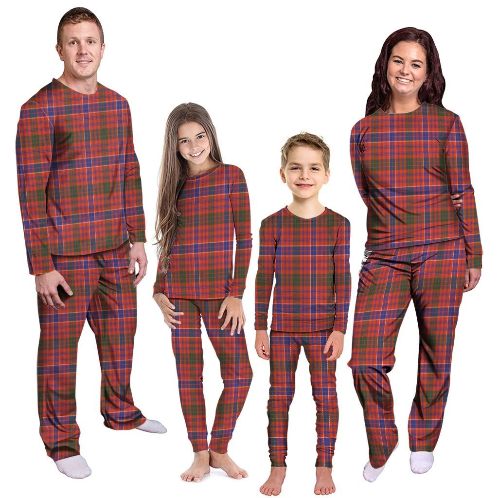 MacRae Ancient Tartan Plaid Pyjama Family Set