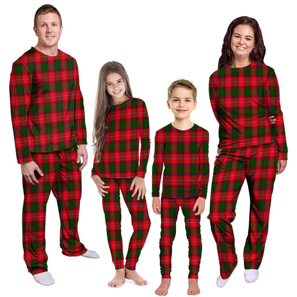 Rattray Modern Tartan Plaid Pyjama Family Set