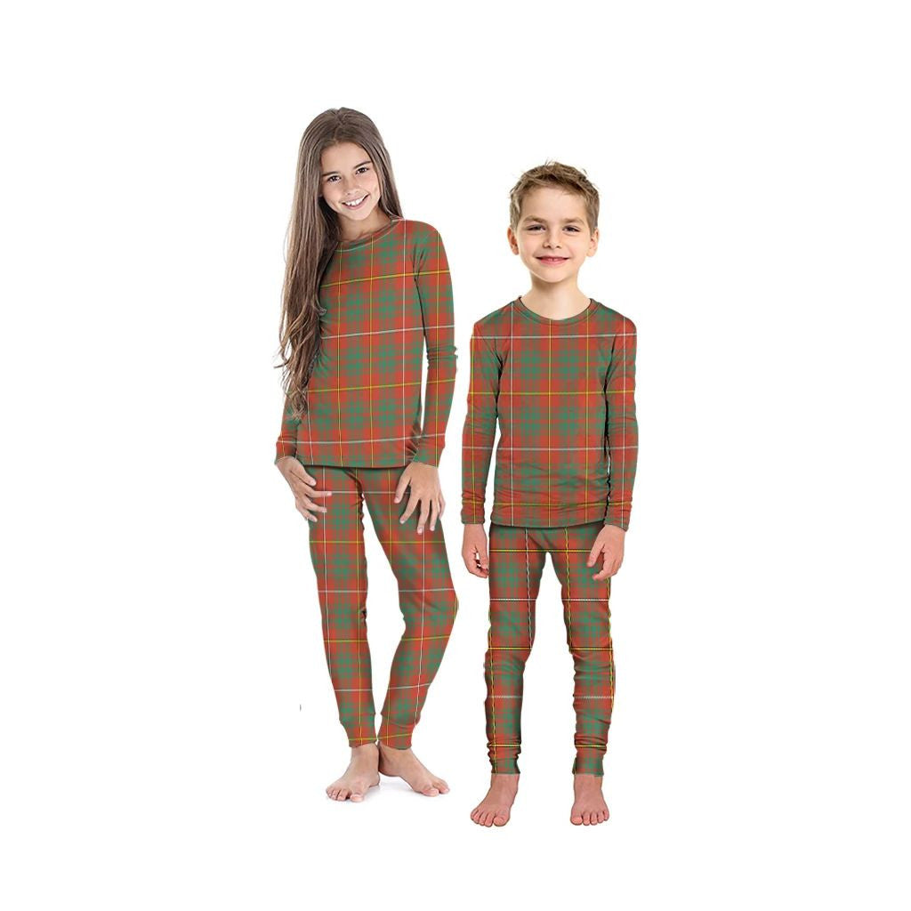 Bruce Ancient Tartan Plaid Pyjama Family Set