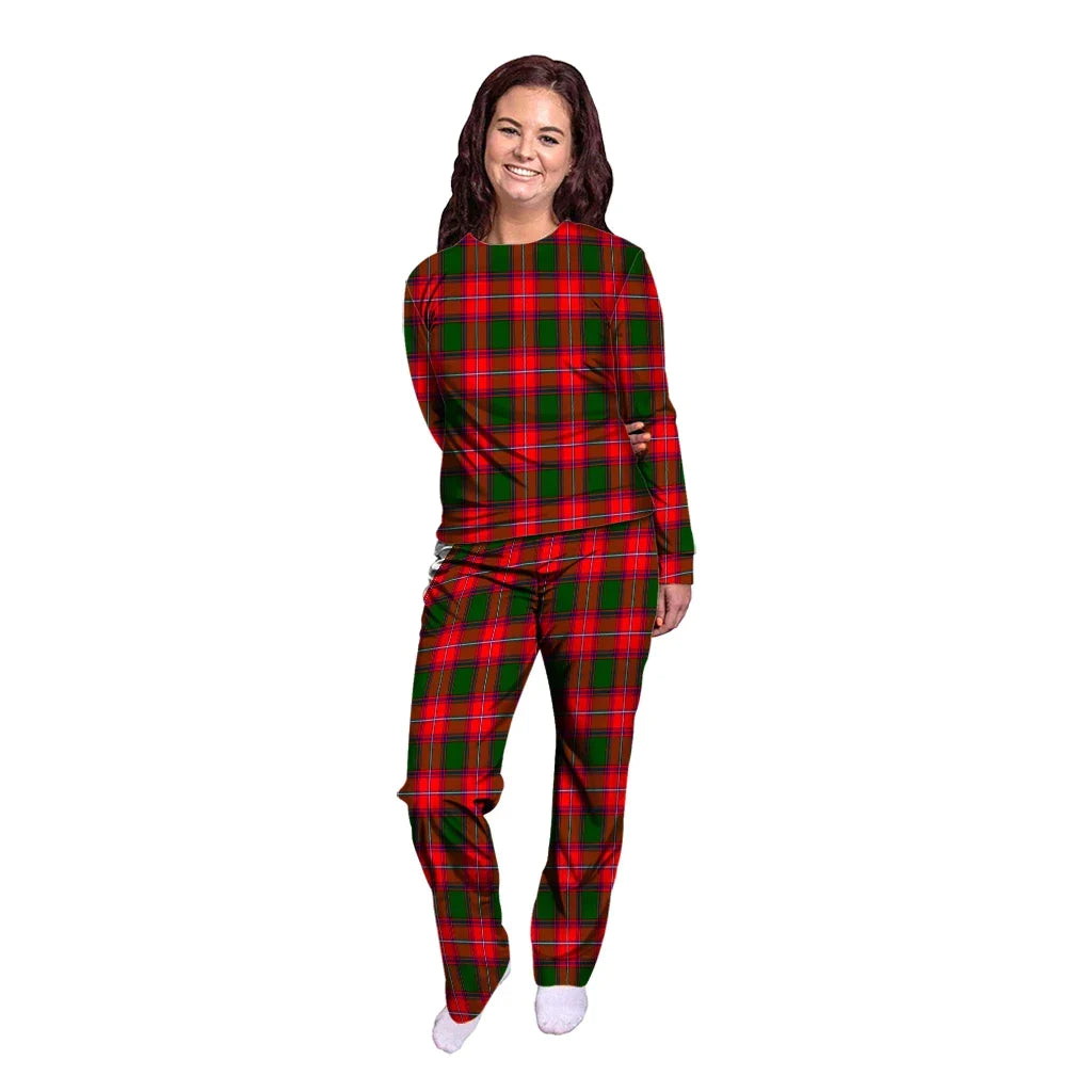 Rattray Modern Tartan Plaid Pyjama Family Set