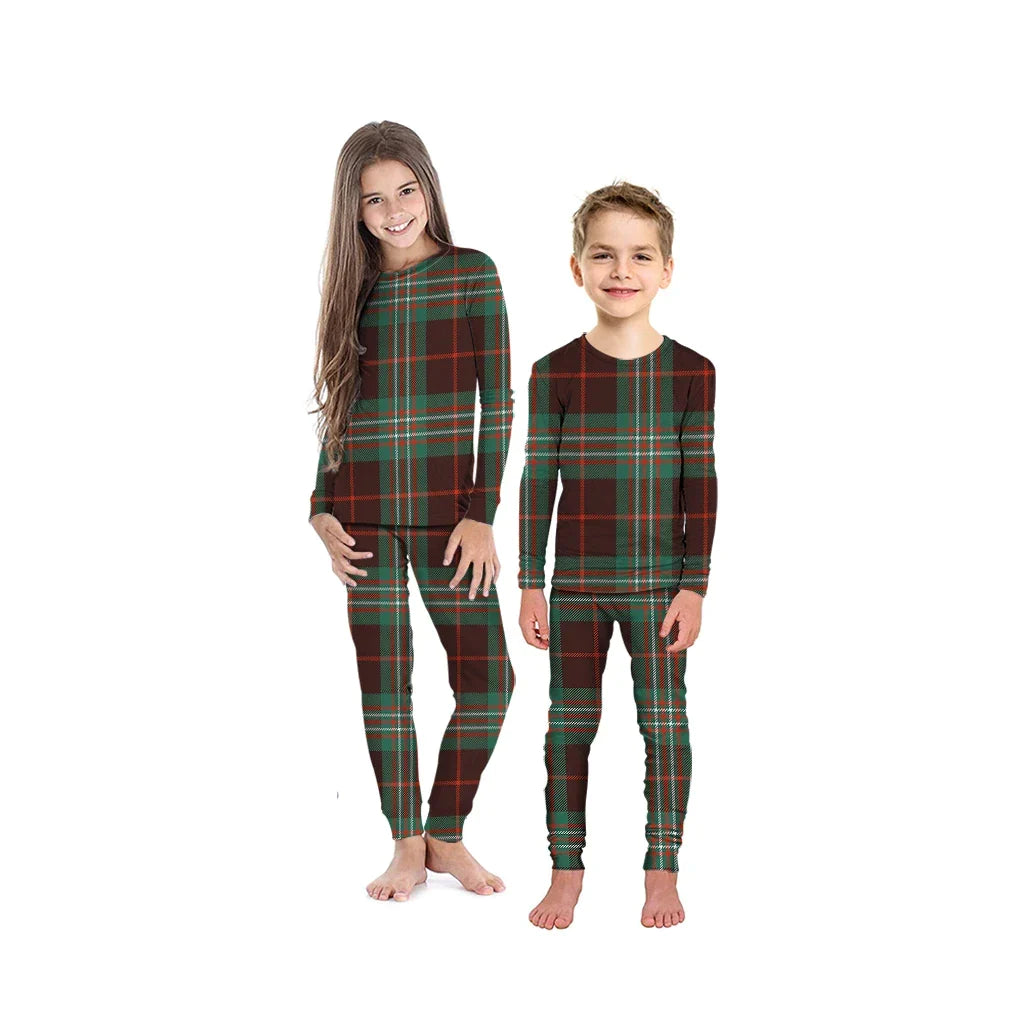 Scott Brown Ancient Tartan Plaid Pyjama Family Set