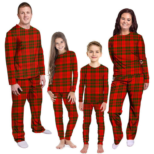 Livingstone Modern Tartan Plaid Pyjama Family Set