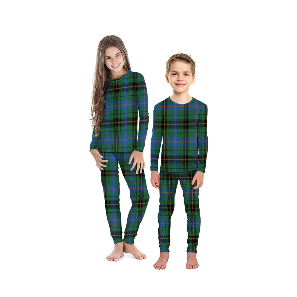 Davidson Ancient Tartan Plaid Pyjama Family Set