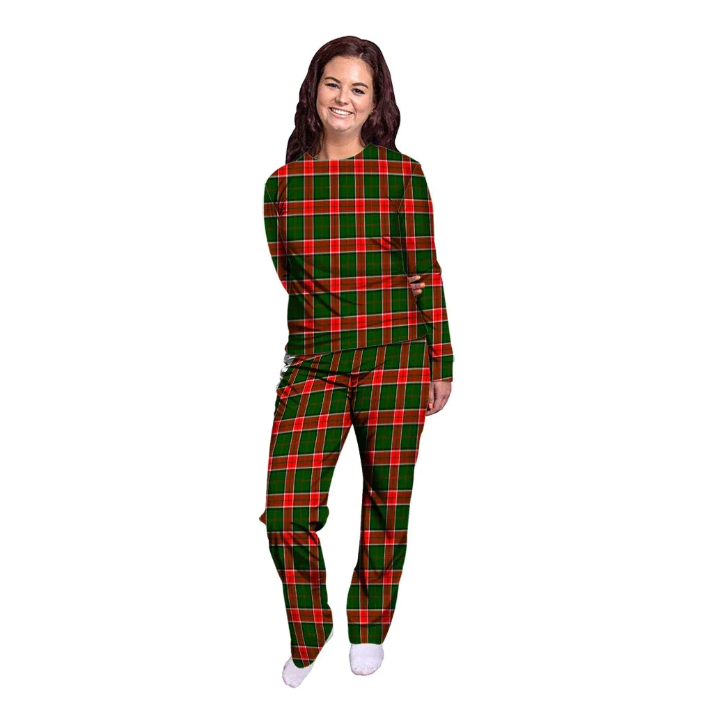 Pollock Modern Tartan Plaid Pyjama Family Set