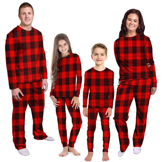 Wemyss Modern Tartan Plaid Pyjama Family Set