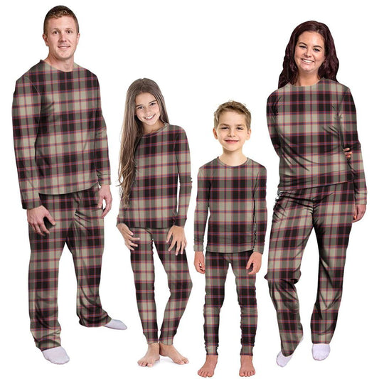 MacPherson Hunting Ancient Tartan Plaid Pyjama Family Set