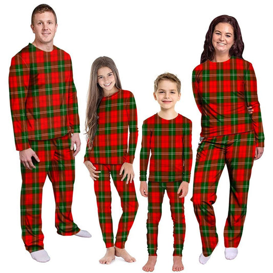 Lennox Modern Tartan Plaid Pyjama Family Set