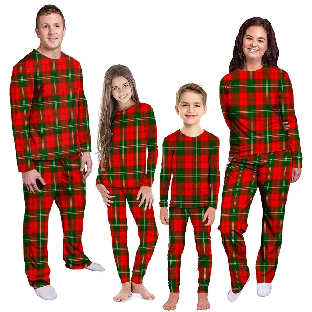 Lennox Modern Tartan Plaid Pyjama Family Set