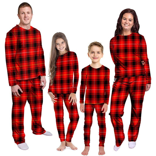 MacIver Modern Tartan Plaid Pyjama Family Set