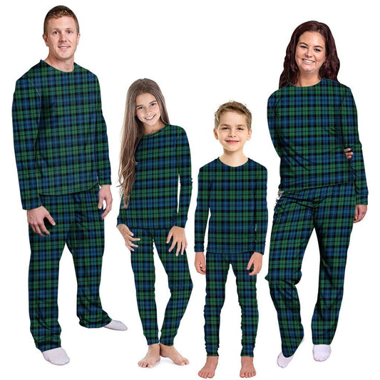 Campbell Ancient 02 Tartan Plaid Pyjama Family Set