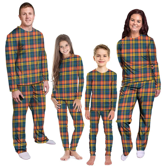 Buchanan Ancient Tartan Plaid Pyjama Family Set