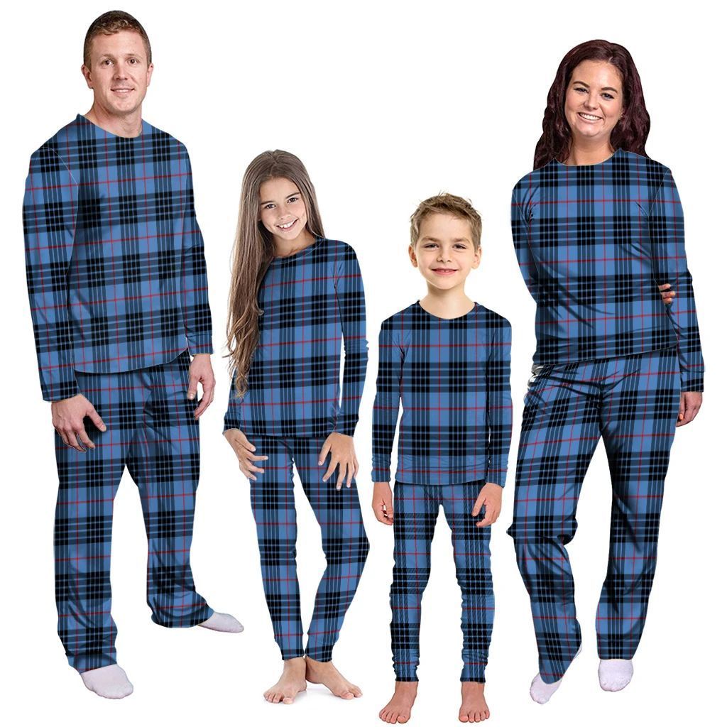MacKay Blue Tartan Plaid Pyjama Family Set