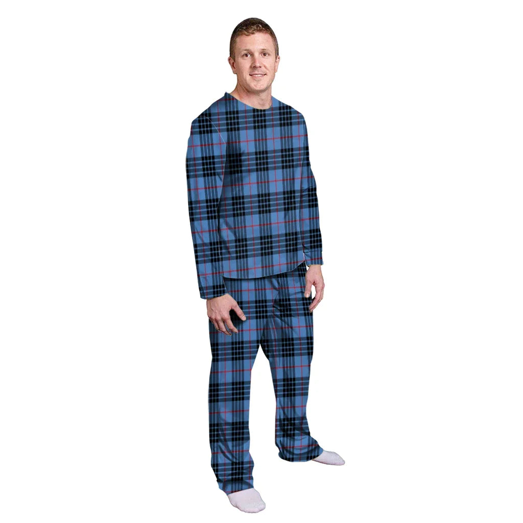 MacKay Blue Tartan Plaid Pyjama Family Set