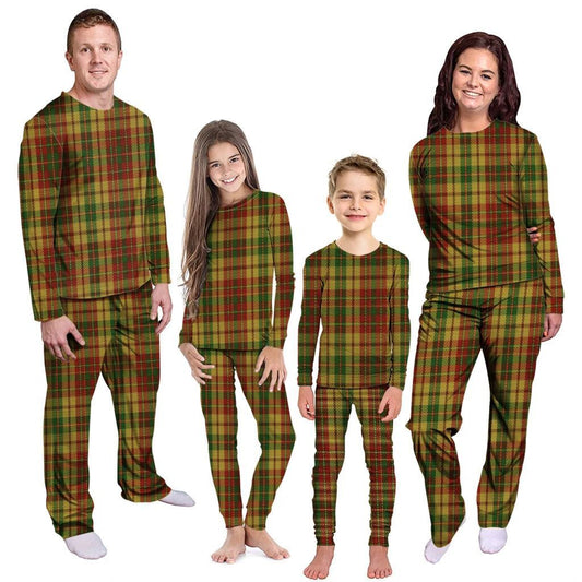 Strathearn Modern Tartan Plaid Pyjama Family Set
