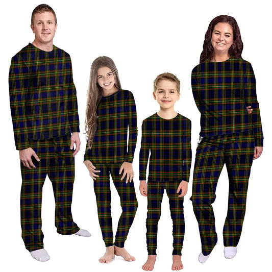 Clelland Modern Tartan Plaid Pyjama Family Set