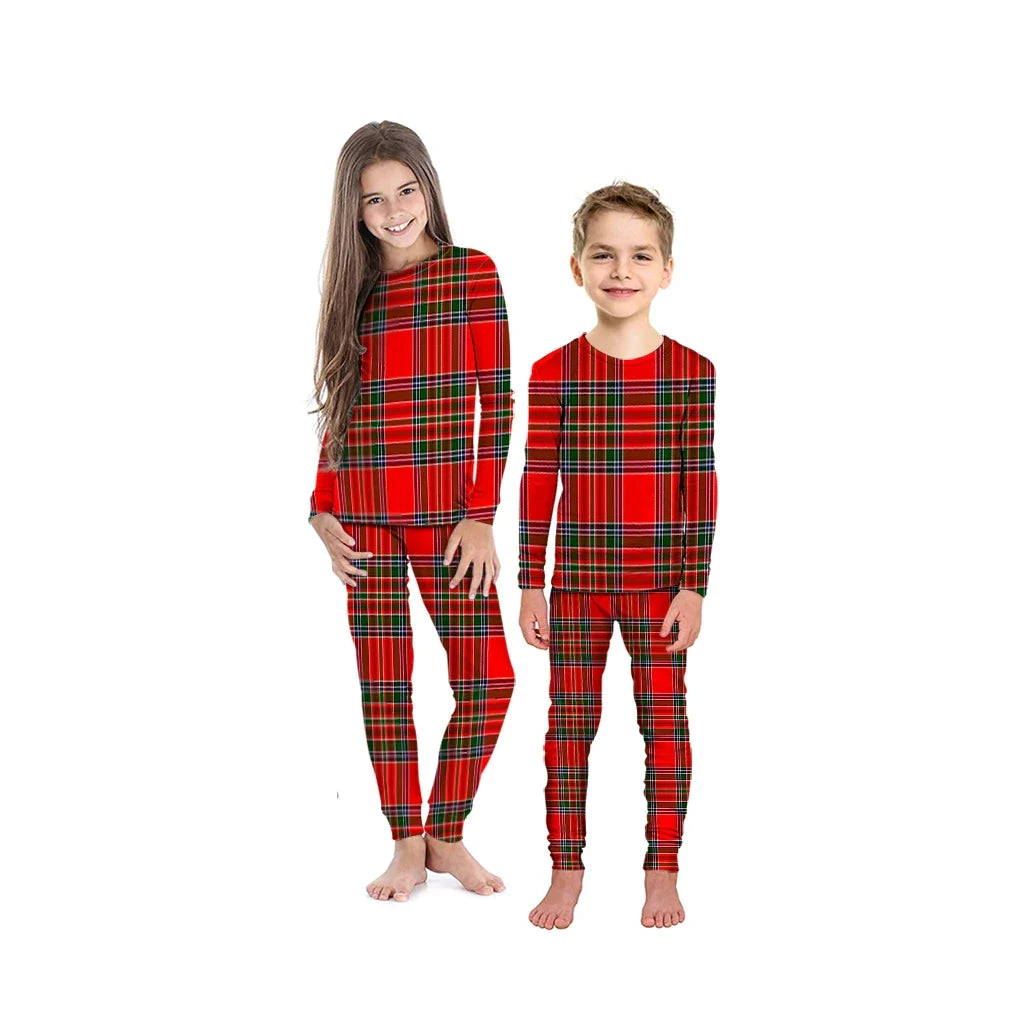 Macbain Tartan Plaid Pyjama Family Set